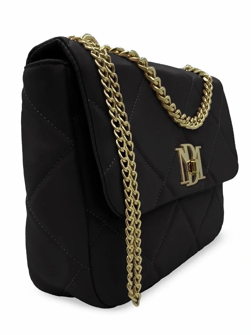 Badgley Mischka Black Quilted Crossbody Bag - Picture 5 of 7